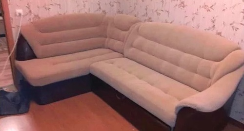 Перетяжка углового дивана. САО Москвы